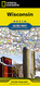 Wisconsin Map (National Geographic Guide Map)