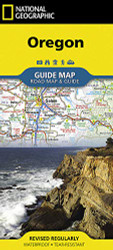 Oregon Map (National Geographic Guide Map)