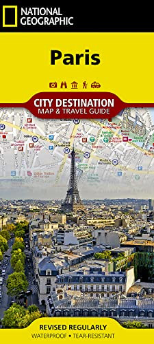 Paris Map (National Geographic Destination City Map)