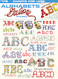 Leisure Arts 136 Alphabet Charts Sewing Book