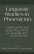 Linguistic Studies in Phoenician