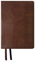 NASB Giant Print Bible Brown Leathertex 2020 text