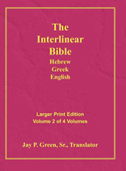 Interlinear Hebrew Greek English Bible-PR-FL/OE/KJ Large Print Volume