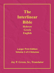 Interlinear Hebrew Greek English Bible-PR-FL/OE/KJV Large Print Volume