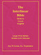 Larger Print Interlinear Hebrew Greek English Bible Volume 2 of 4