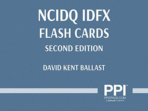 PPI NCIDQ IDFX Flash Cards