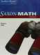 Saxon Math Course 2 volume 1: Teacher Manual