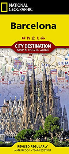Barcelona Map (National Geographic Destination City Map)