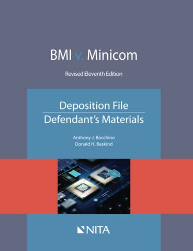 BMI v. Minicom Deposition File Defendant's Materials (NITA)