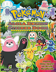 Pokemon Alola Region Sticker Book