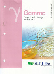 Y Gamma Single & Multiple-Digit Multiplication Student Workbook Math