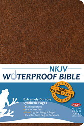 Waterproof Bible - NKJV - Brown