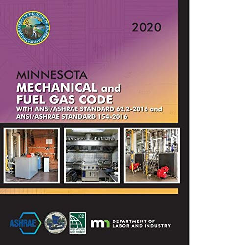 2020 Minnesota Mechanical and Fuel Gas Code with ANSI/ ASHRAE Standard