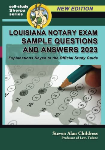 Louisiana Notary Exam Sample Questions and Answers 2023