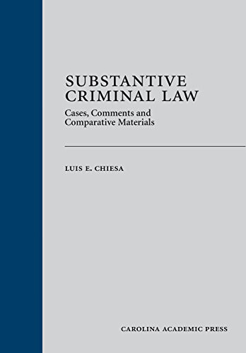 Substantive Criminal Law