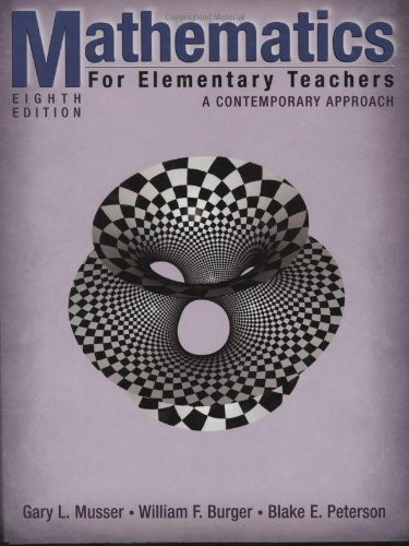 Mathematics For Elementary Teachers