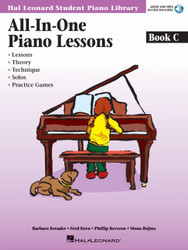 All-in-One Piano Lessons Book C - Book with Audio and MIDI Access