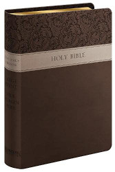 KJV Large Print Wide Margin Bible - Red Letter Imitation Leather