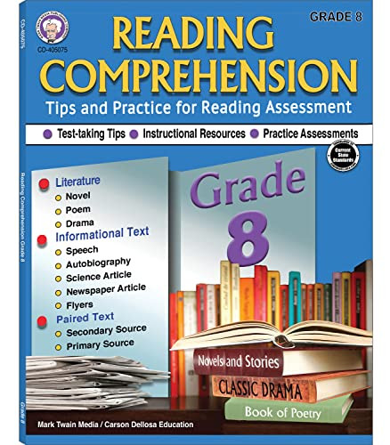Grade 8 Reading Comprehension Workboo - Literature Novels Poetry