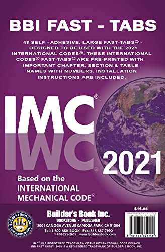 2021 International Mechanical Code (IMC) Fast-Tabs