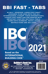 2021 International Building Code (IBC) Fast Tabs