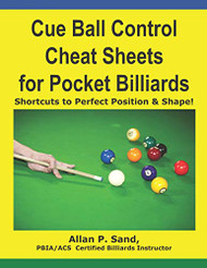 Cue Ball Control Cheat Sheets for Pocket Billiards