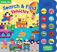 Search & Find: Vehicles Sound Book-With 10 Fun-to-Press Buttons a