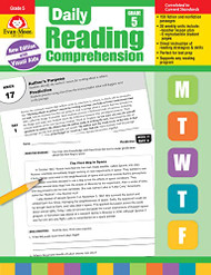 Evan-Moor Daily Reading Comprehension Grade 5 - Homeschooling