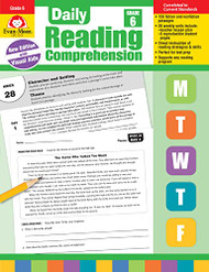Evan-Moor Daily Reading Comprehension Grade 6 - Homeschooling