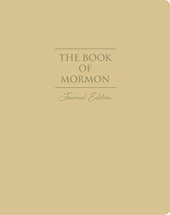 Book of Mormon Journal Edition Carmel Large Print With Index
