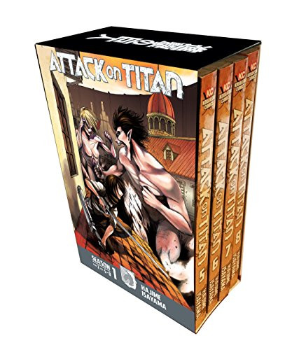 Attack on Titan Season 1 Part 2 Manga Box Set - Attack on Titan Manga