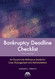 Bankruptcy Deadline Checklist