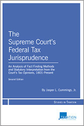 Supreme Court's Federal Tax Jurisprudence