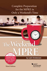Weekend MPRE: Complete Preparation for the MPRE in Only a