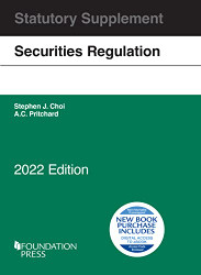 Securities Regulation Statutory Supplement (Selected Statutes)