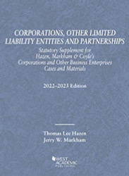 Corporations Other Limited Liability Entities and Partnerships