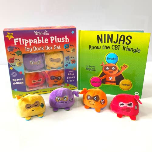 Ninja Life Hacks Flippable Toy CBT Book Box Gift Set