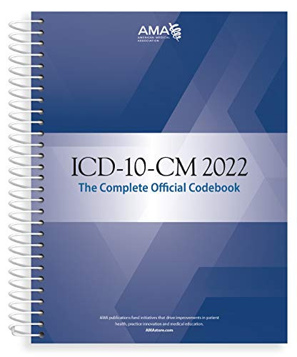 ICD-10-CM 2022: The Complete Official Codebook With Guidelines