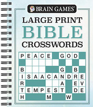 Brain Games - Large Print Bible Crosswords (Brain Games - Bible)