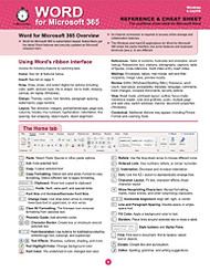 Word for Microsoft 365 Reference and Cheat Sheet