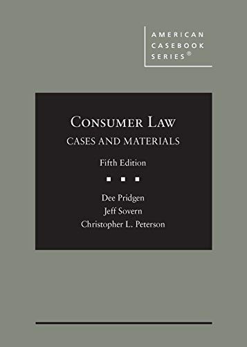 Consumer Law Cases and Materials