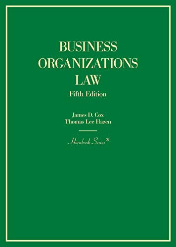 Business Organizations Law (Hornbooks)