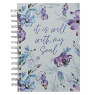 Inspirational Spiral Journal Notebook for Women It is Well with My