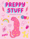 Preppy Stuff Coloring Book for Teens
