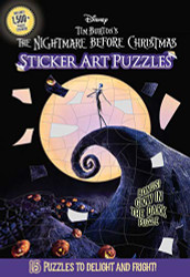 Disney Tim Burton's The Nightmare Before Christmas Sticker Art