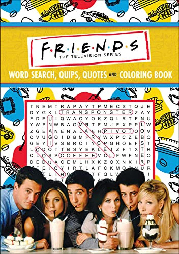 Friends Word Search Quips Quotes and Coloring Book - Coloring Book