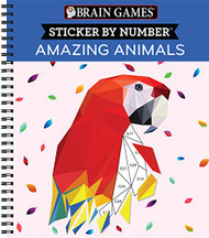 Sticker by Number: Amazing Animals