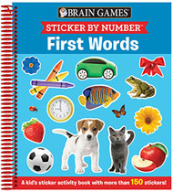 Brain Games - Sticker by Number: First Words