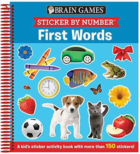 Brain Games - Sticker by Number: Butterflies a book by