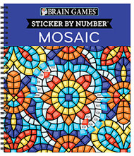 Brain Games - Sticker by Number: Mosaic